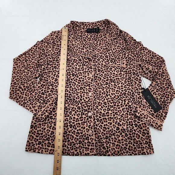 Rachael Zoe Womens Size Medium Long Sleeve Button Front Pajama Top - Picture 4 of 6